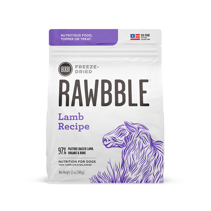 Rawbble Freeze-Dried Food for Dogs – Lamb Recipe - Pups & Cubs Premium Pet Food