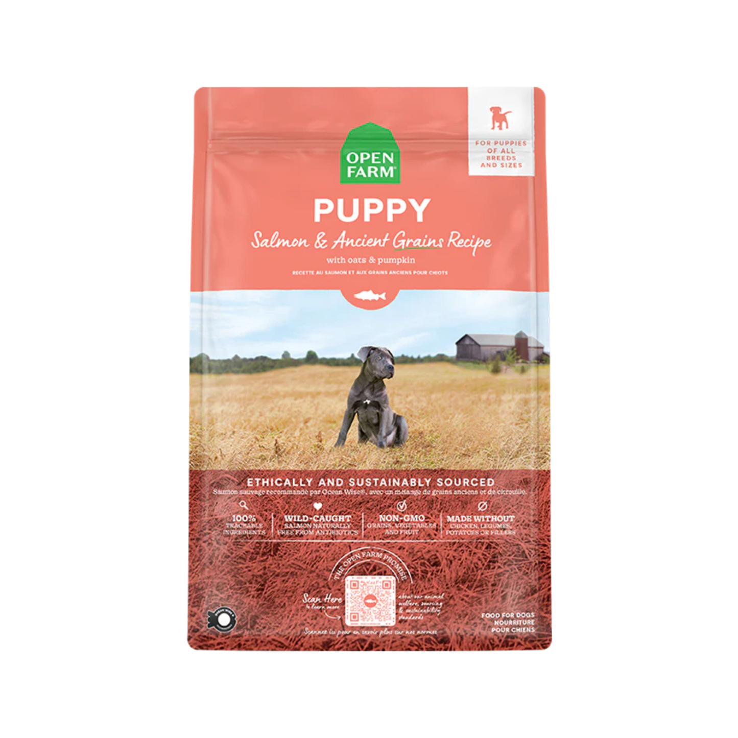 Open Farm Salmon & Ancient Grains Puppy Food