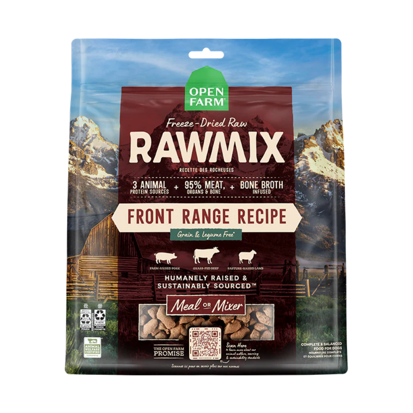 Open Farm RawMix Freeze Dried Raw Recipe