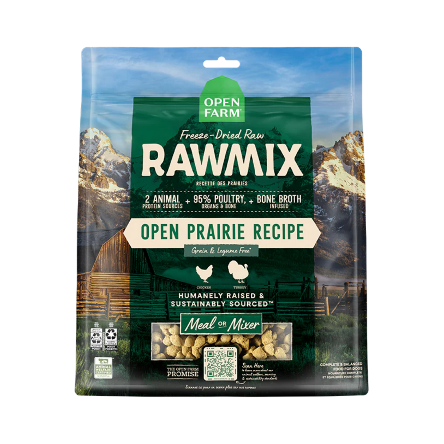 Open Farm RawMix Freeze Dried Raw Recipe