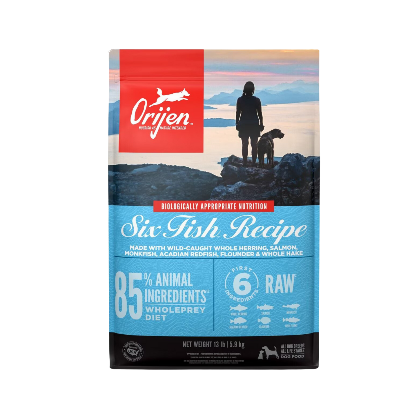 Orijen Six Fish Recipe Dry Dog Food