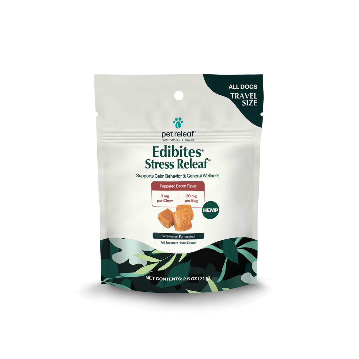Pet Releaf Edibites Stress Releaf Chews Travel Size