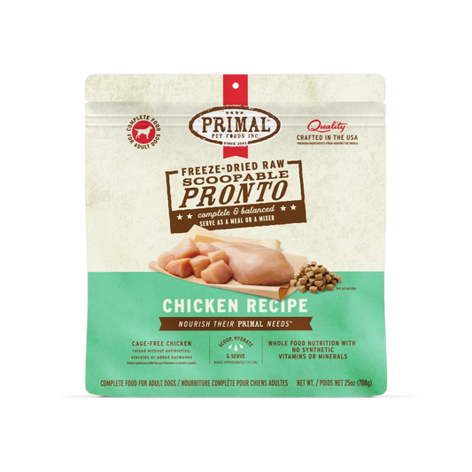 Primal Freeze Dried Raw Scoopable Pronto Dog Food