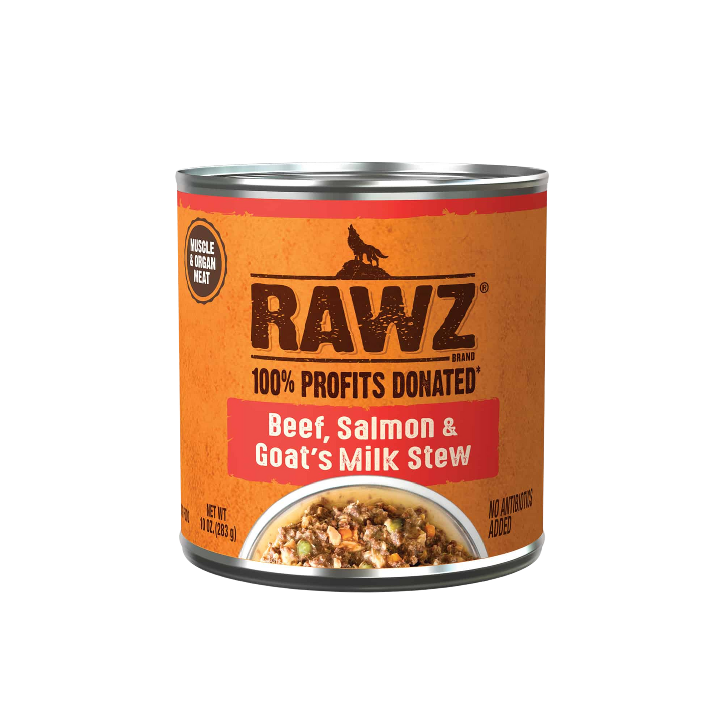Rawz Stew Wet Dog Food in Goat's Milk