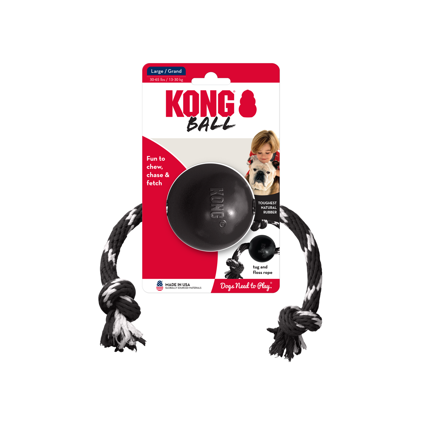 Kong Extreme Ball w/Rope