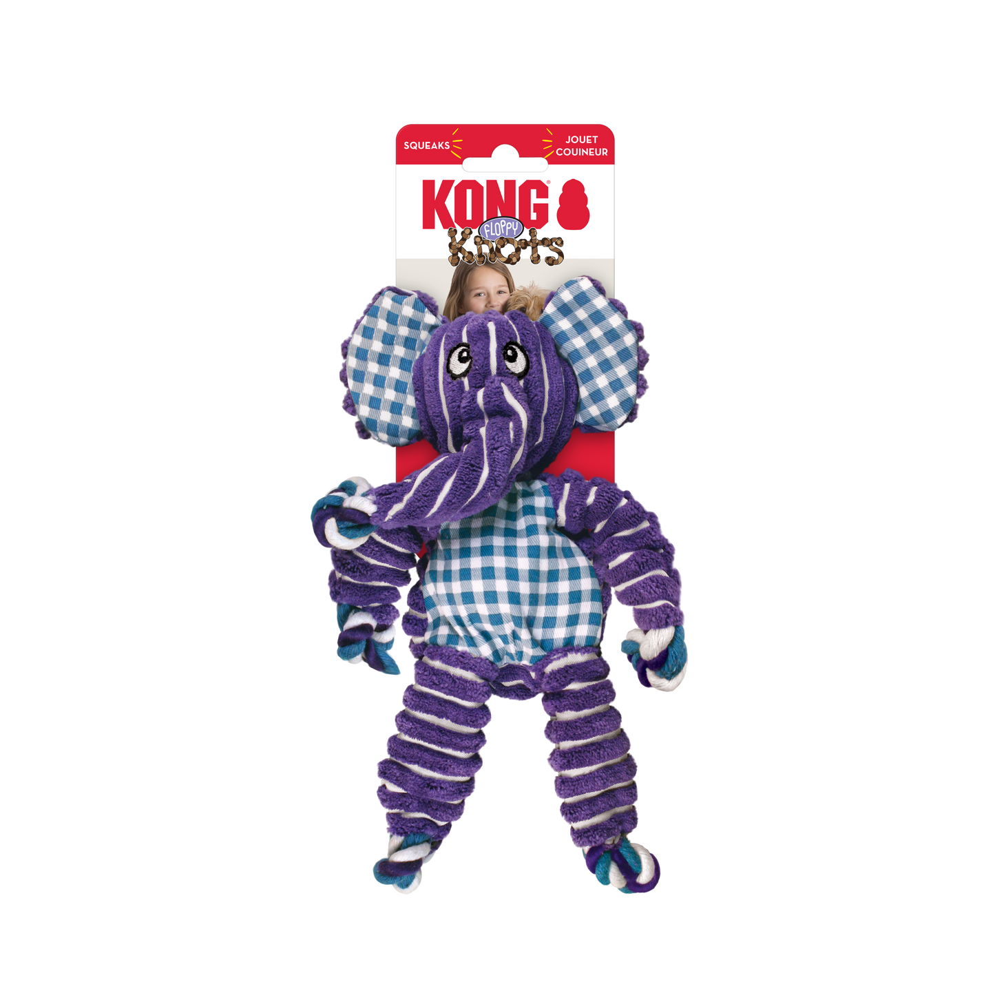 Kong Floppy Knots Elephant