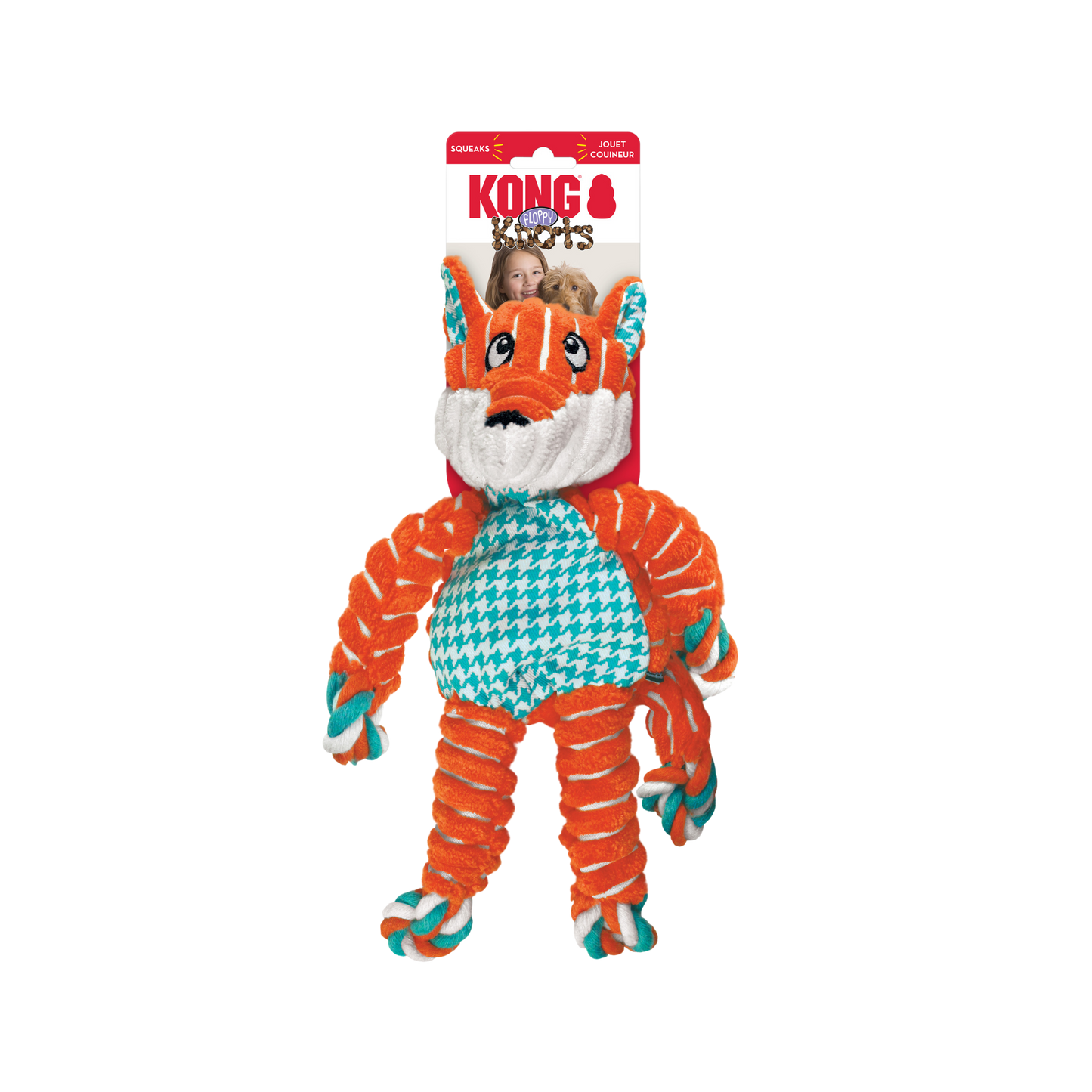 Kong Floppy Knots Fox