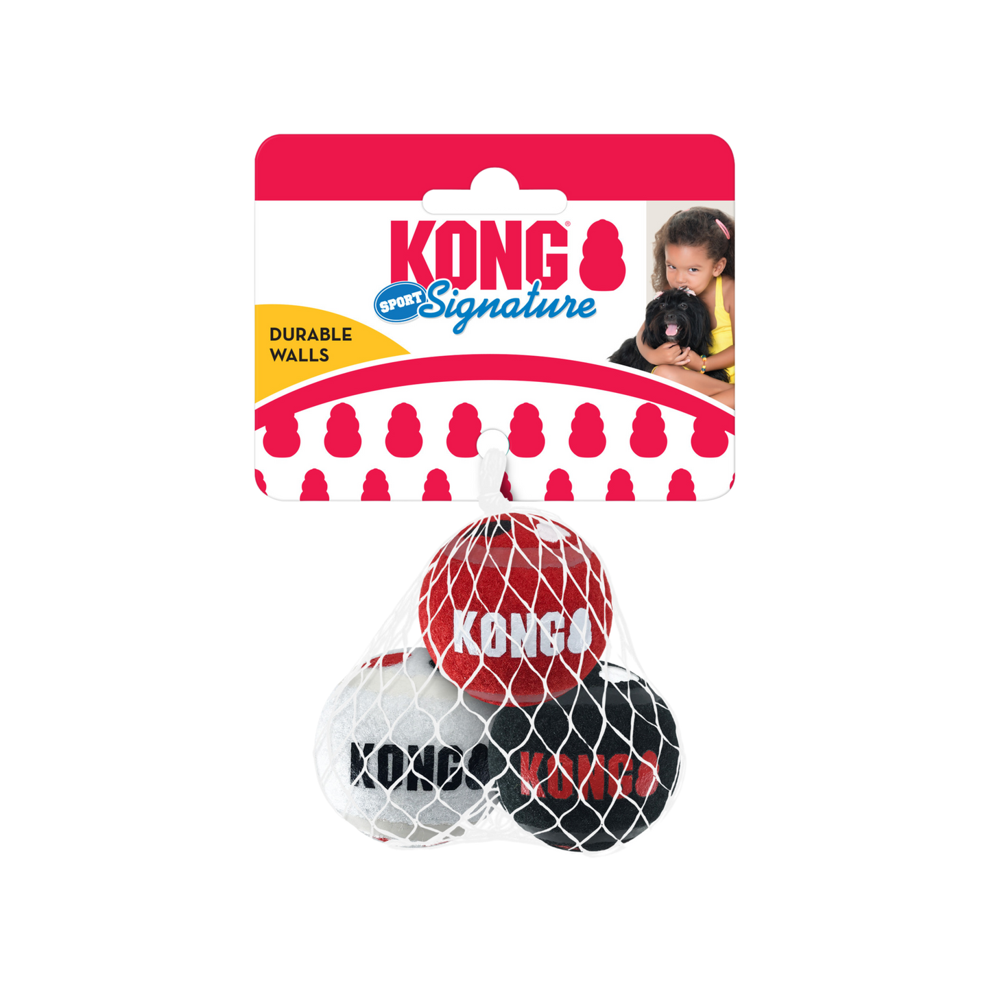 Kong Signature Sport Balls 3-pk