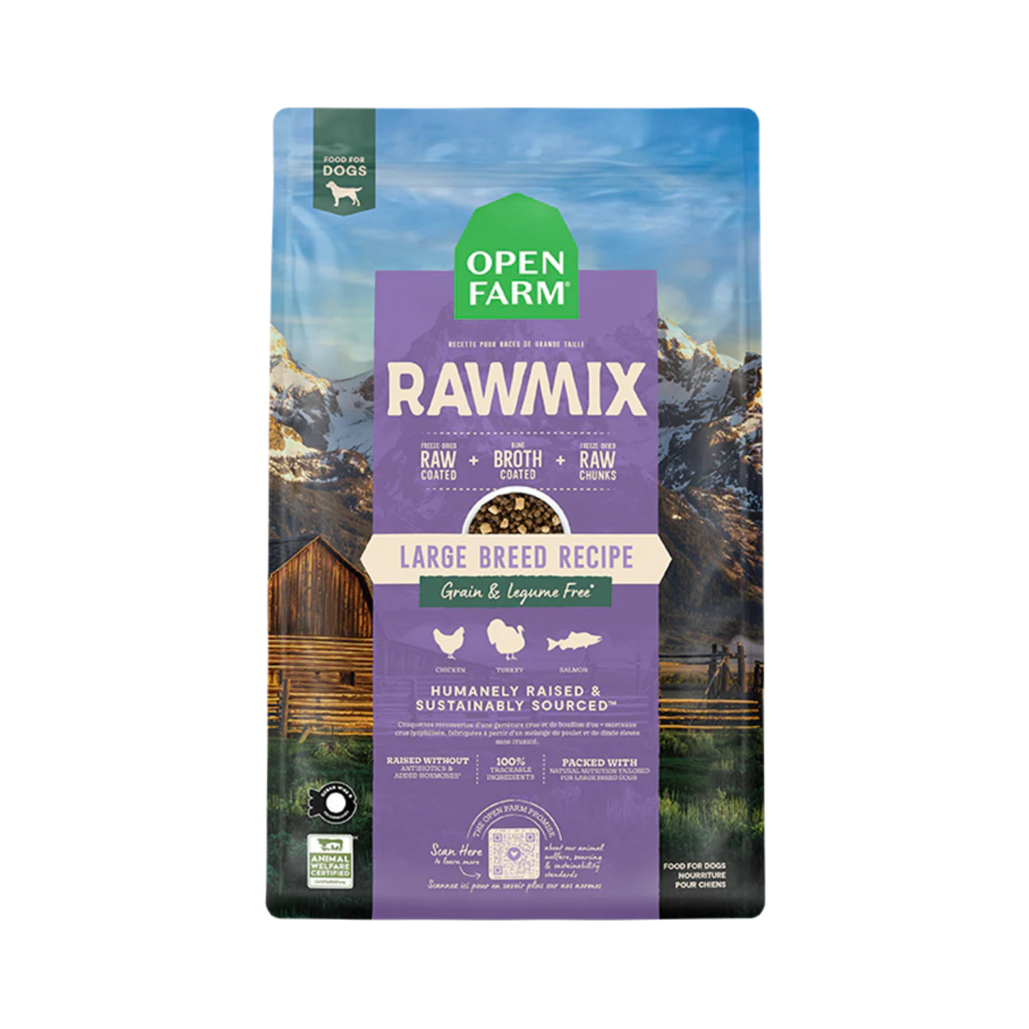 Open Farm Large Breed Grain-Free Rawmix for Dogs