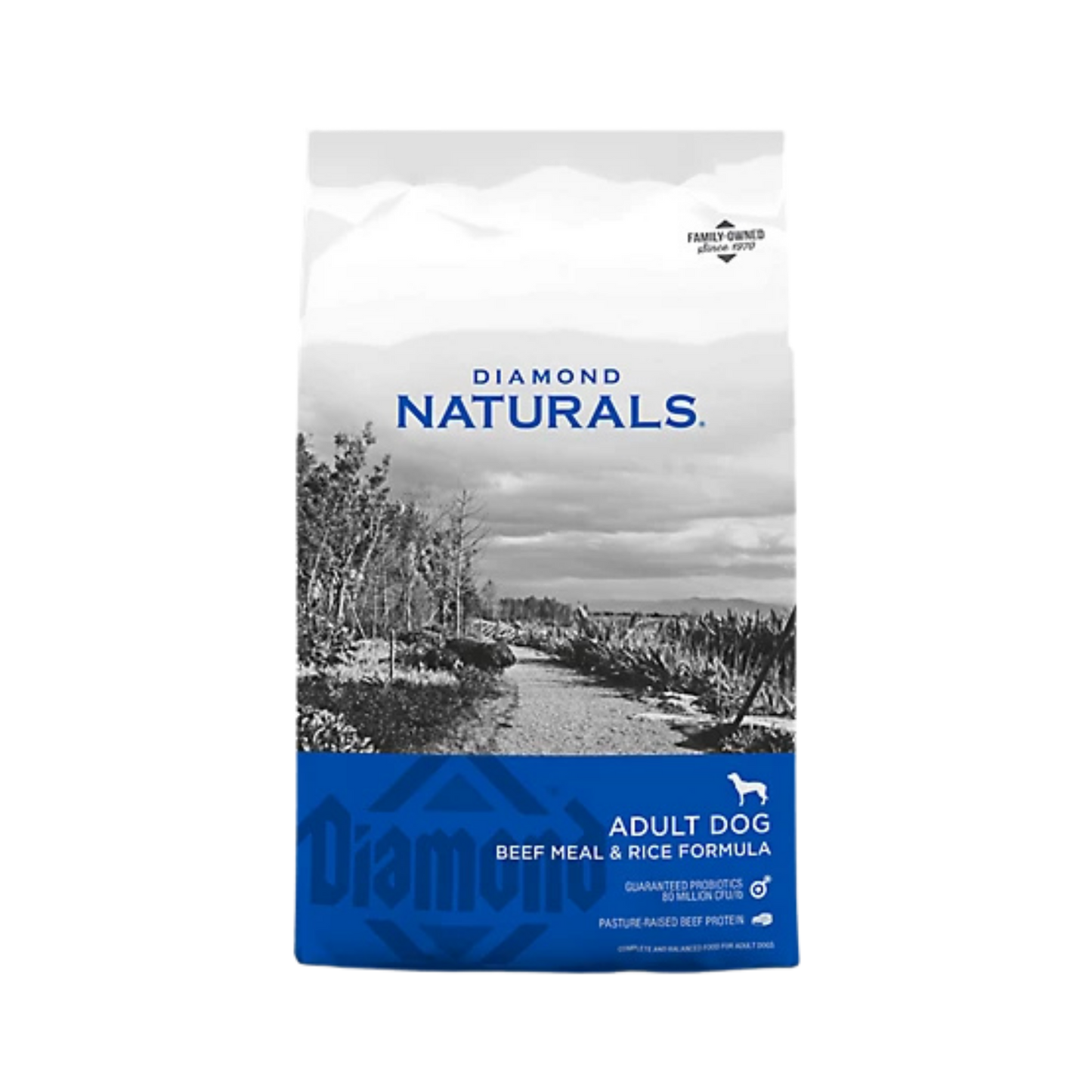 Diamond Naturals Adult Dog Beef Meal & Rice Formula, 40lb