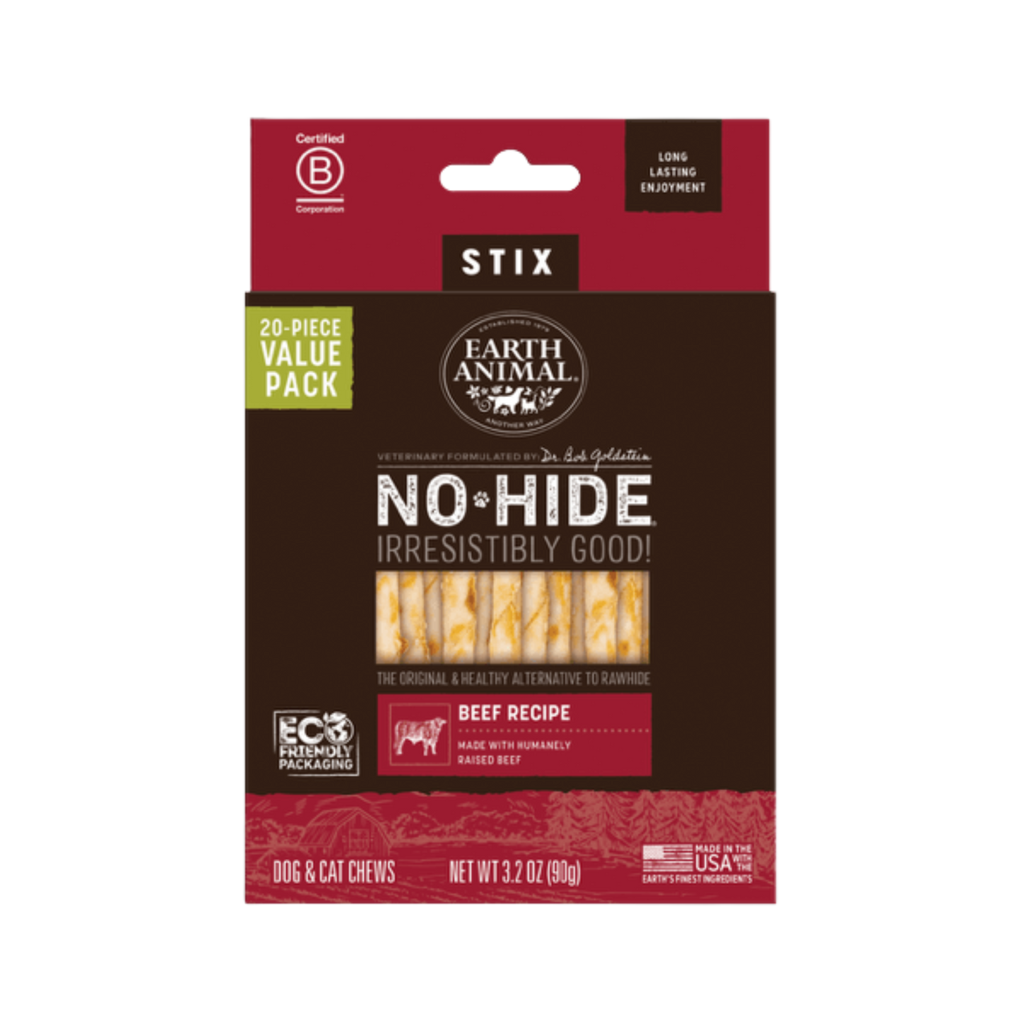 Earth Animal No-Hide Beef Stix