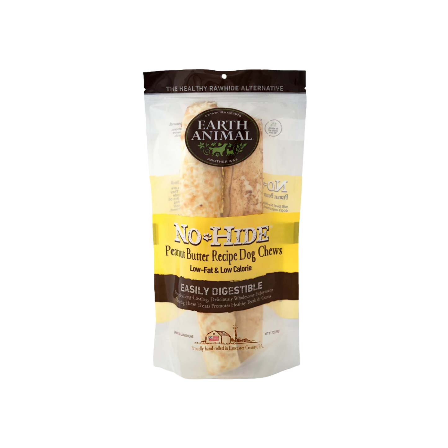 Earth Animal No-Hide Peanut Butter Rolls