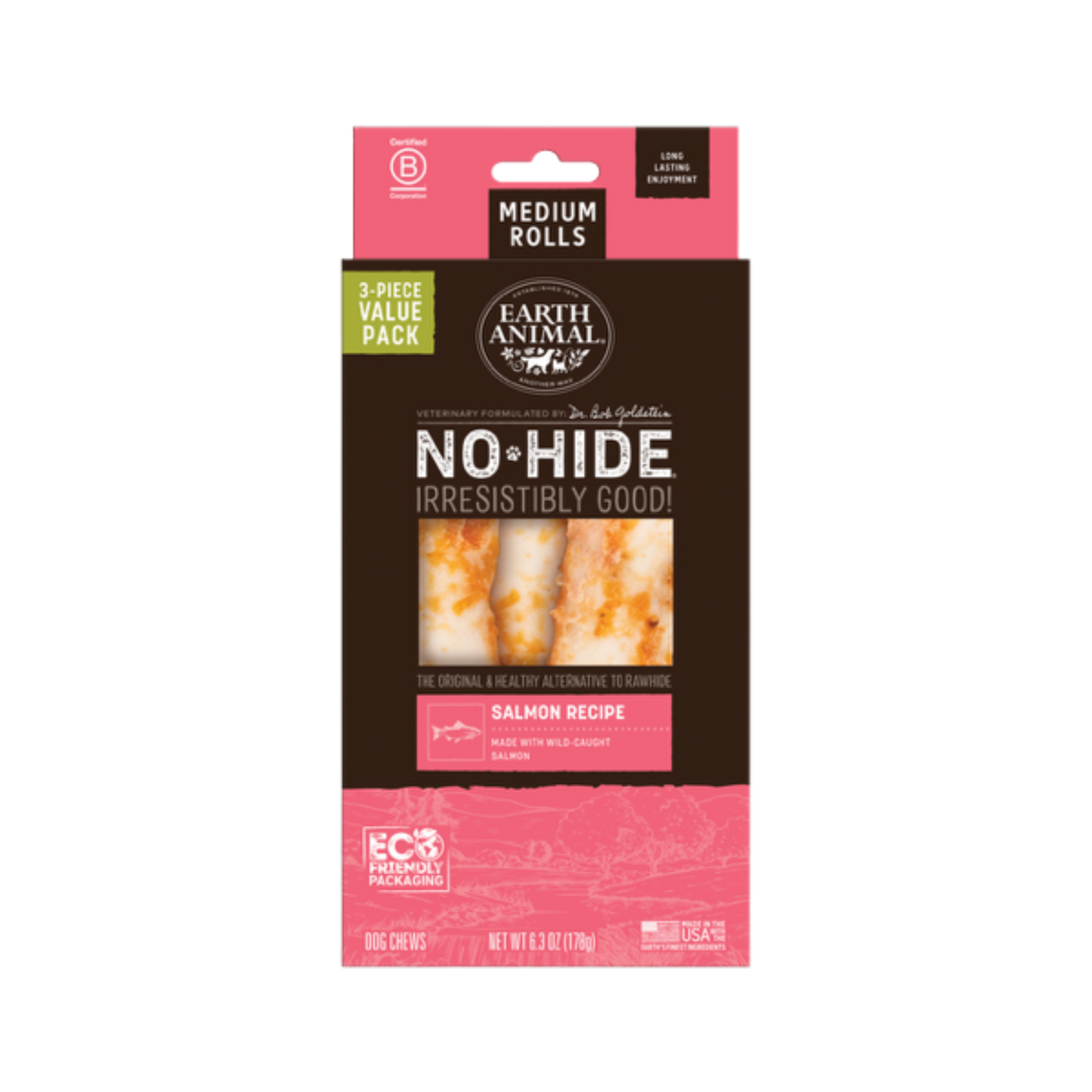 Earth Animal No-Hide Salmon Rolls