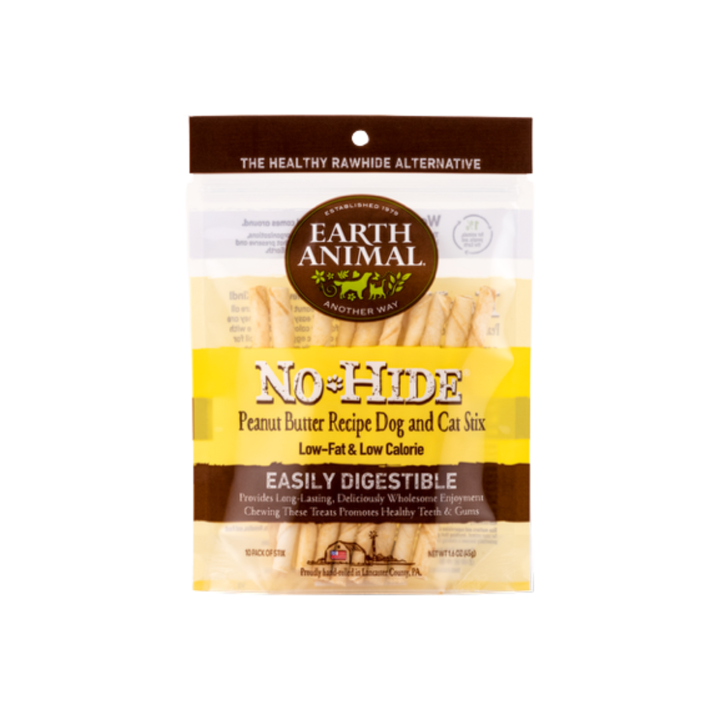 Earth Animal No-Hide Peanut Butter Stix