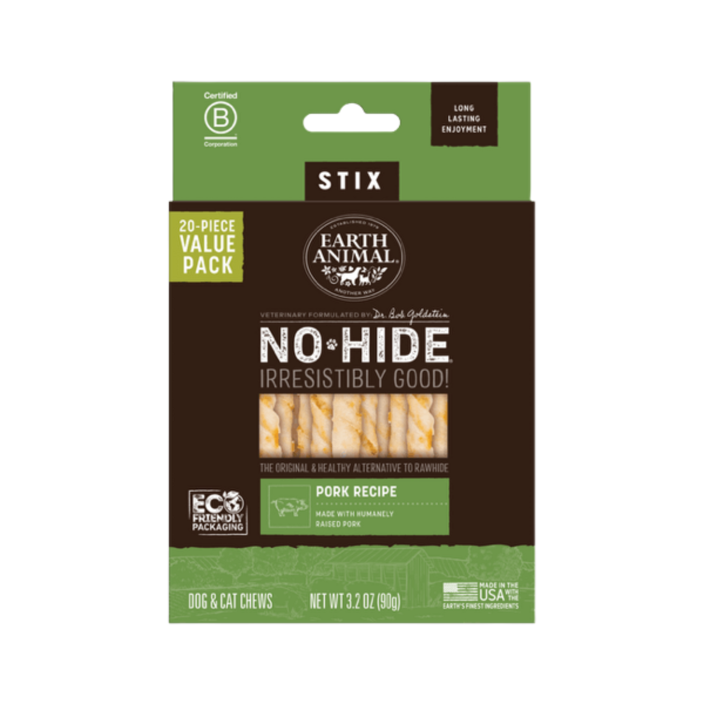 Earth Animal No-Hide Pork Stix