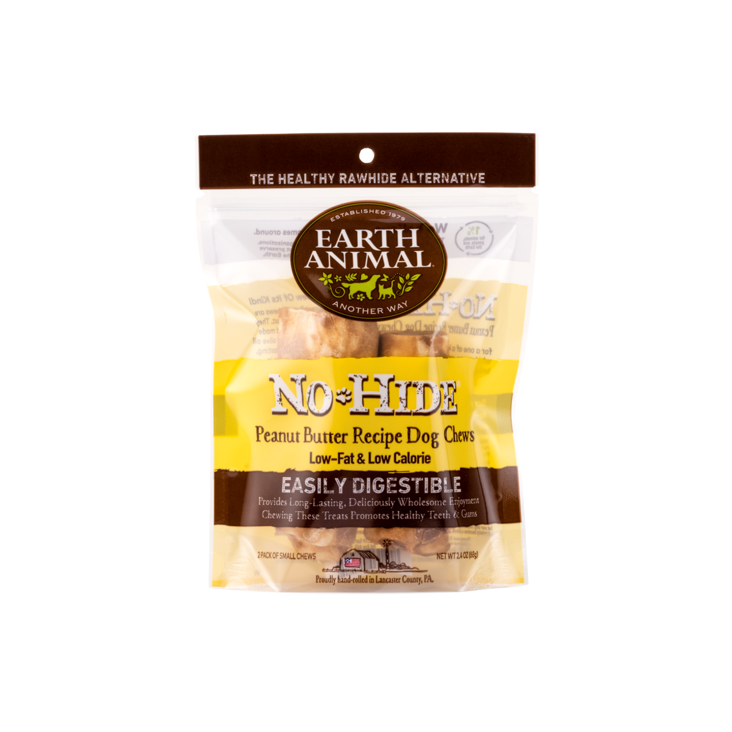 Earth Animal No-Hide Peanut Butter Rolls