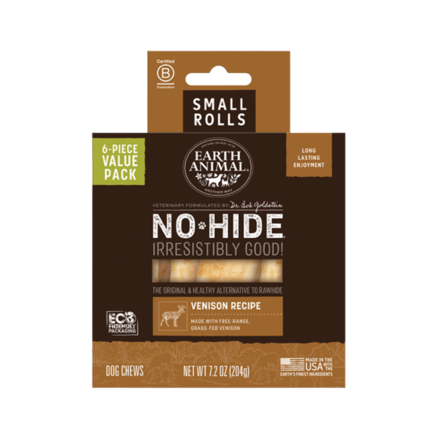 Earth Animal No-Hide Venison Rolls