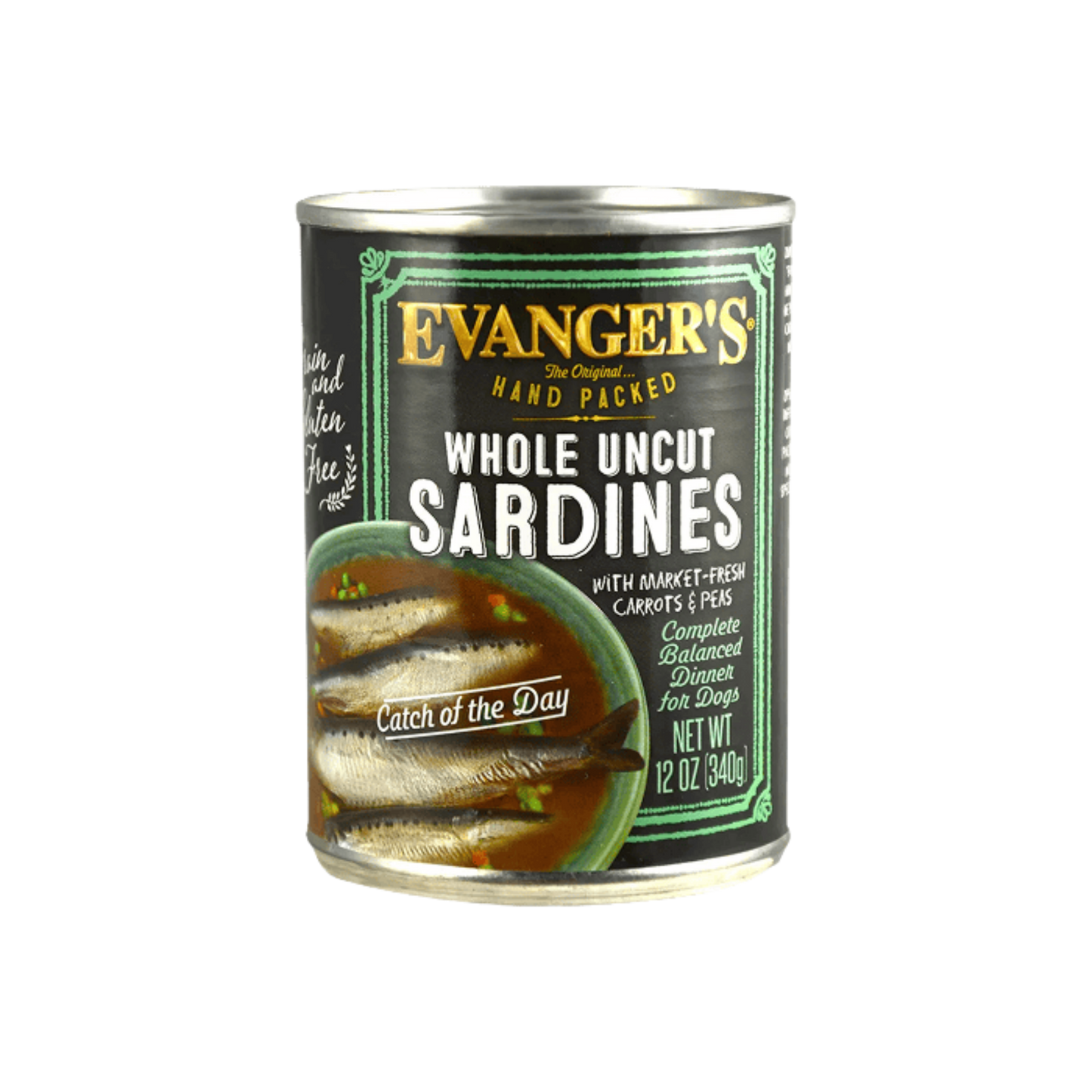 Evanger's Whole Uncut Sardines Wet Dog Food