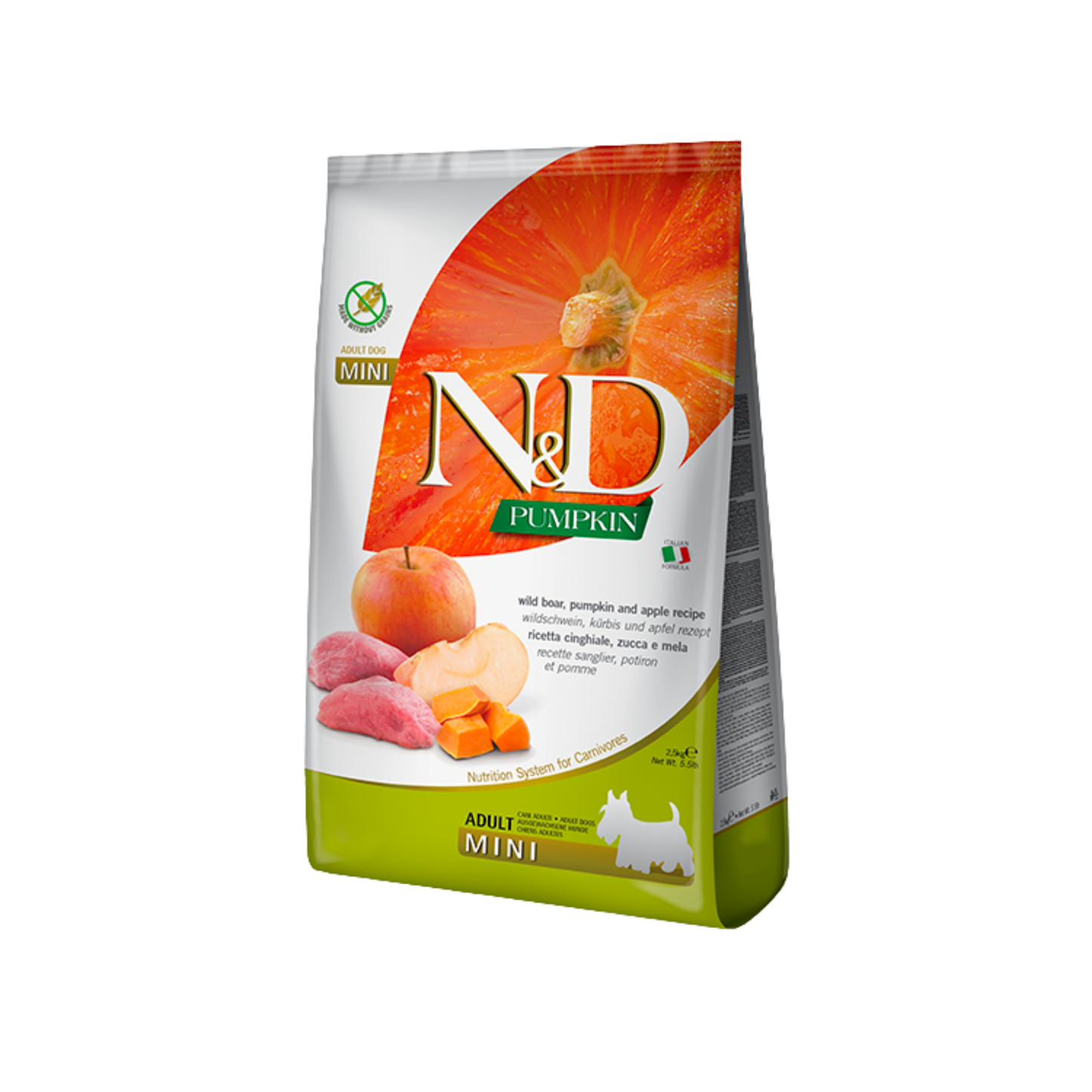 Farmina N&D Boar and Apple Adult Mini Dry Dog Food