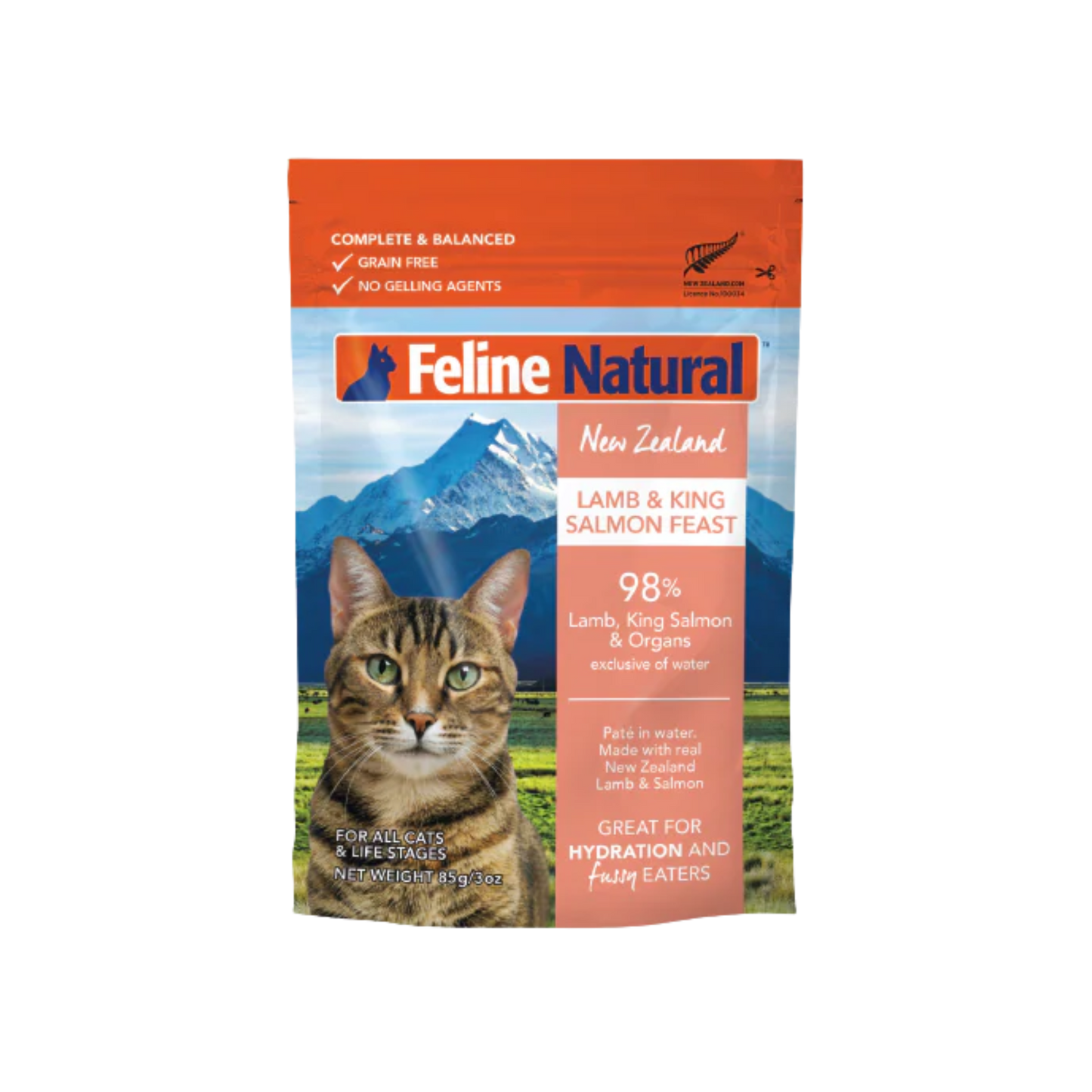 Feline Natural New Zealand Lamb & King Salmon Feast Cat Food
