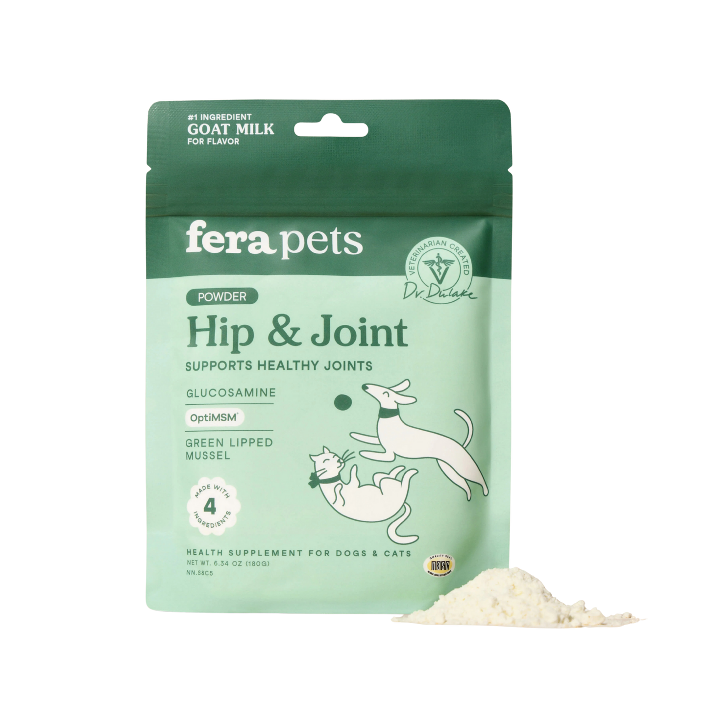 Fera Pets Hip + Joint Goat Milk for Dogs & Cats