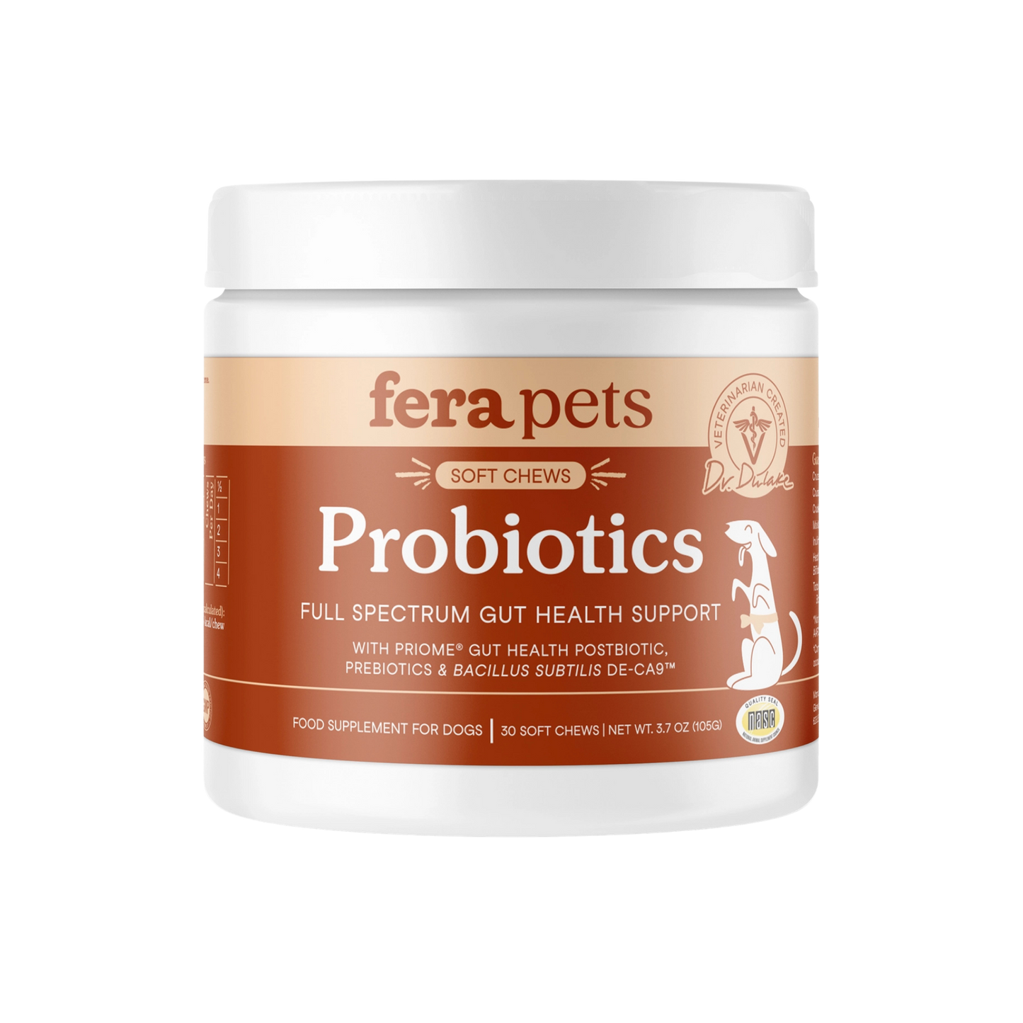 Fera Pets Probiotics Soft Chews for Dogs