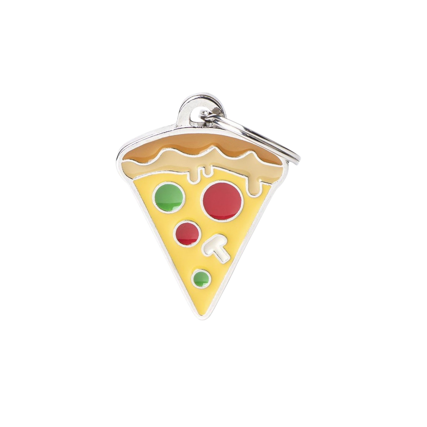 Myfamily Food Pizza ID Tag