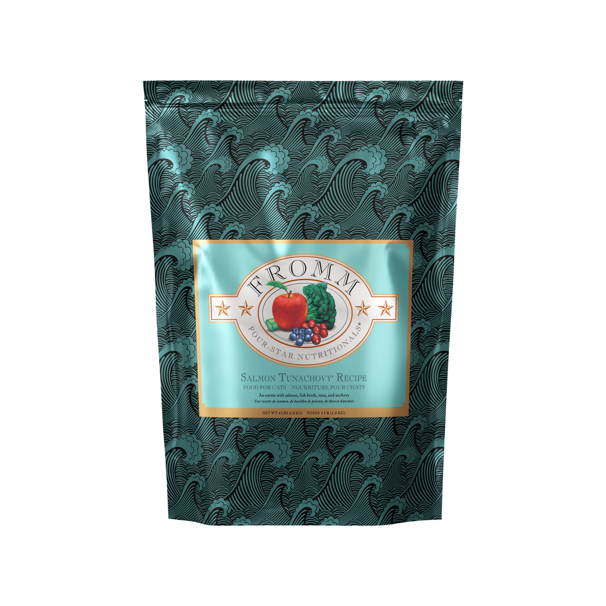 Fromm Four-Star Salmon Tunachovy Recipe Dry Cat Food