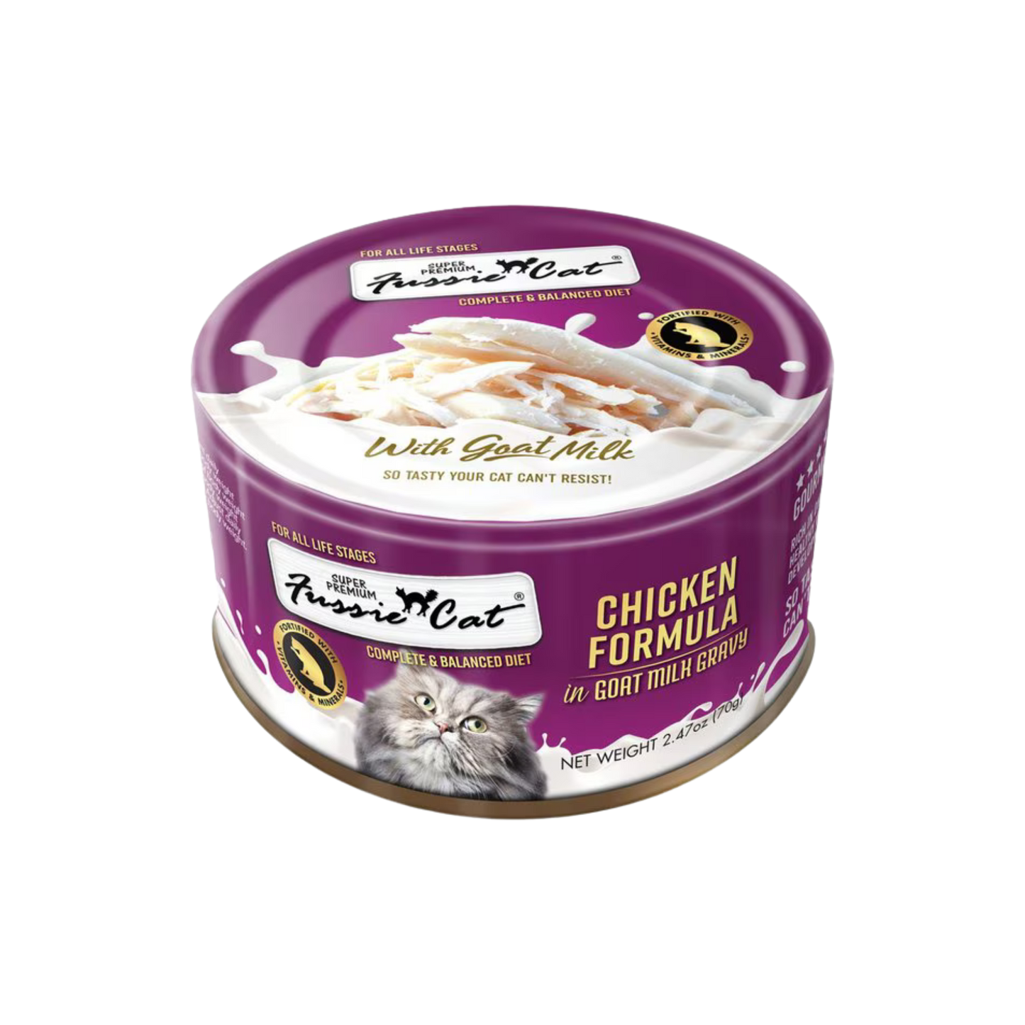 Fussie Cat Chicken in Goat Milk Wet Cat Food