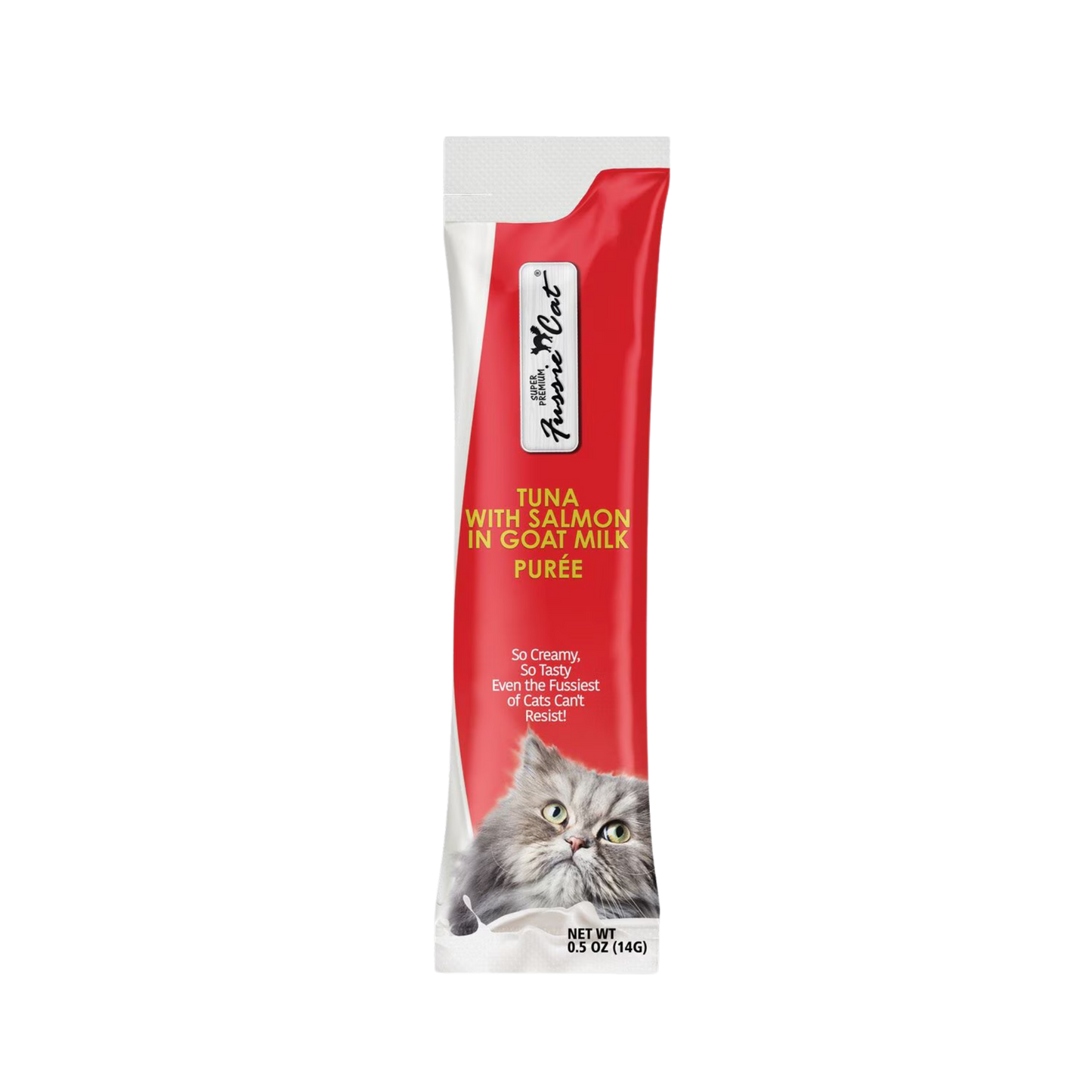 Fussie Cat Goat Milk Puree Lickable Cat Treat