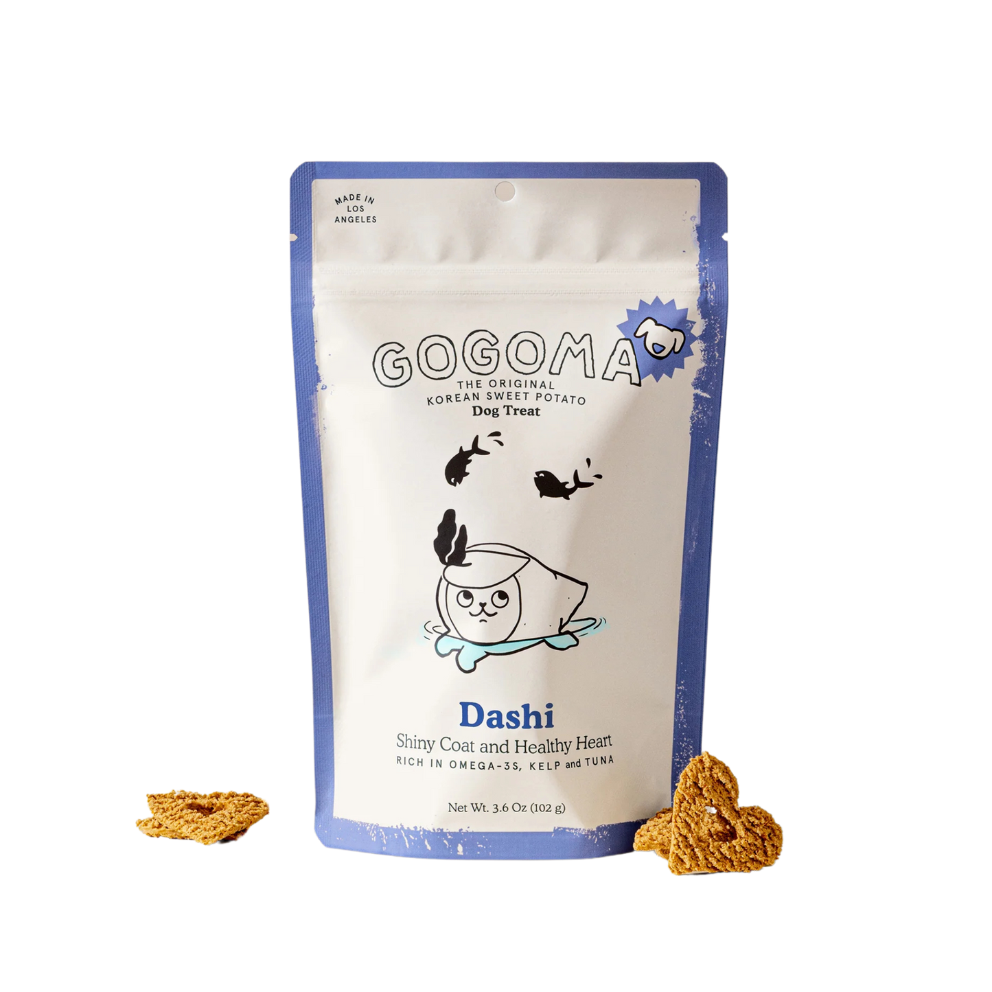 Gogoma Dashi Shiny Coat & Healthy Heart Dog Treats