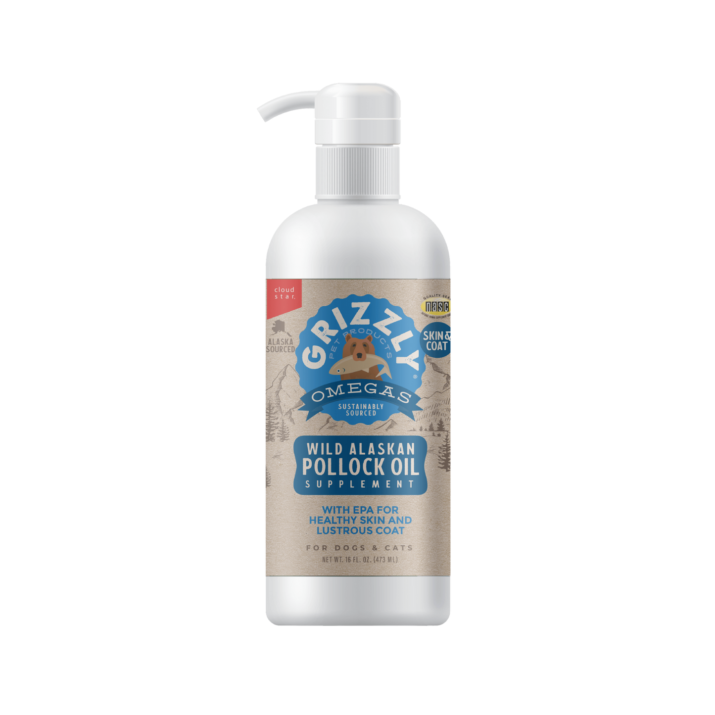 Grizzly Wild Alaskan Pollock Oil Supplement