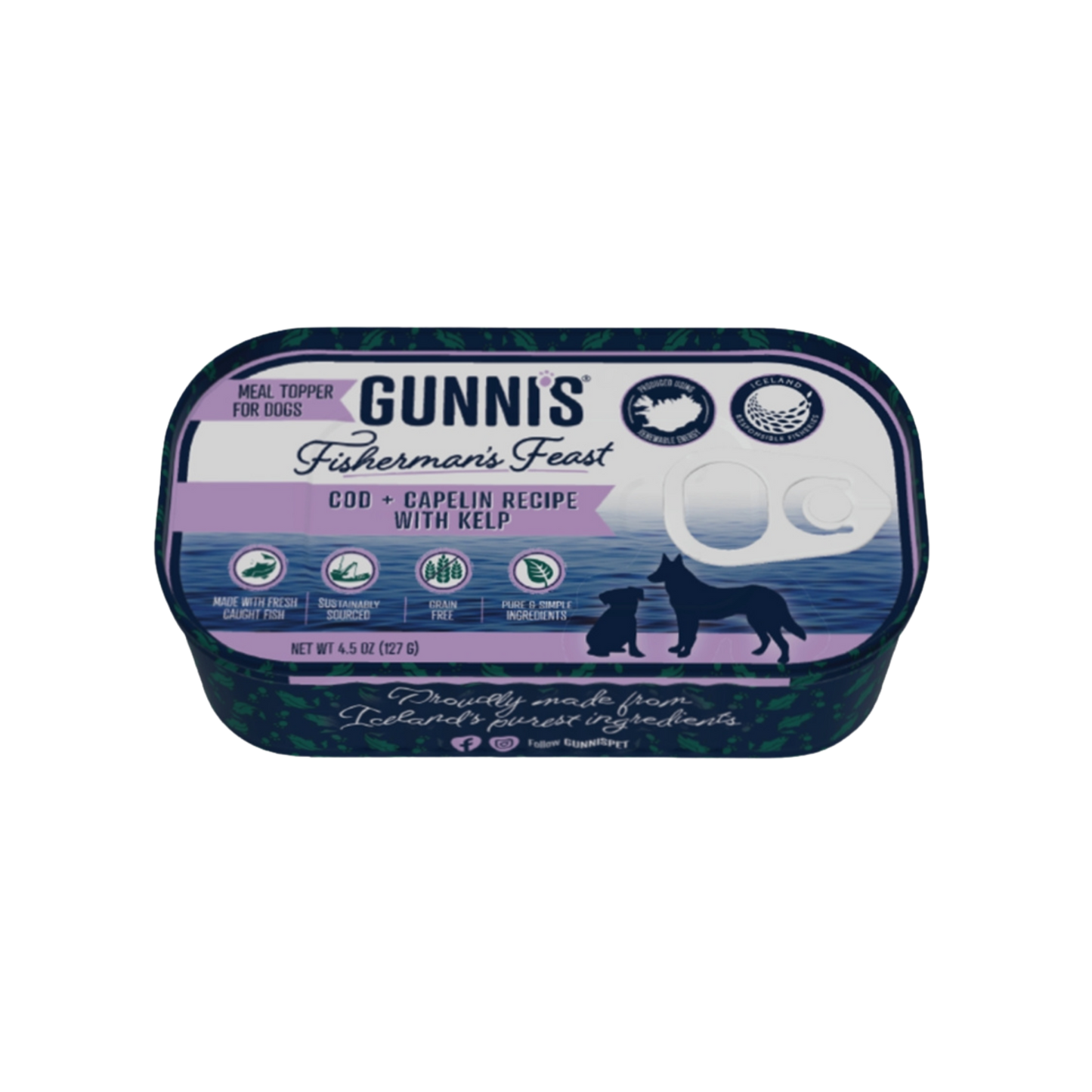 Gunni's Cod & Capelin Dog Food Topper with Kelp
