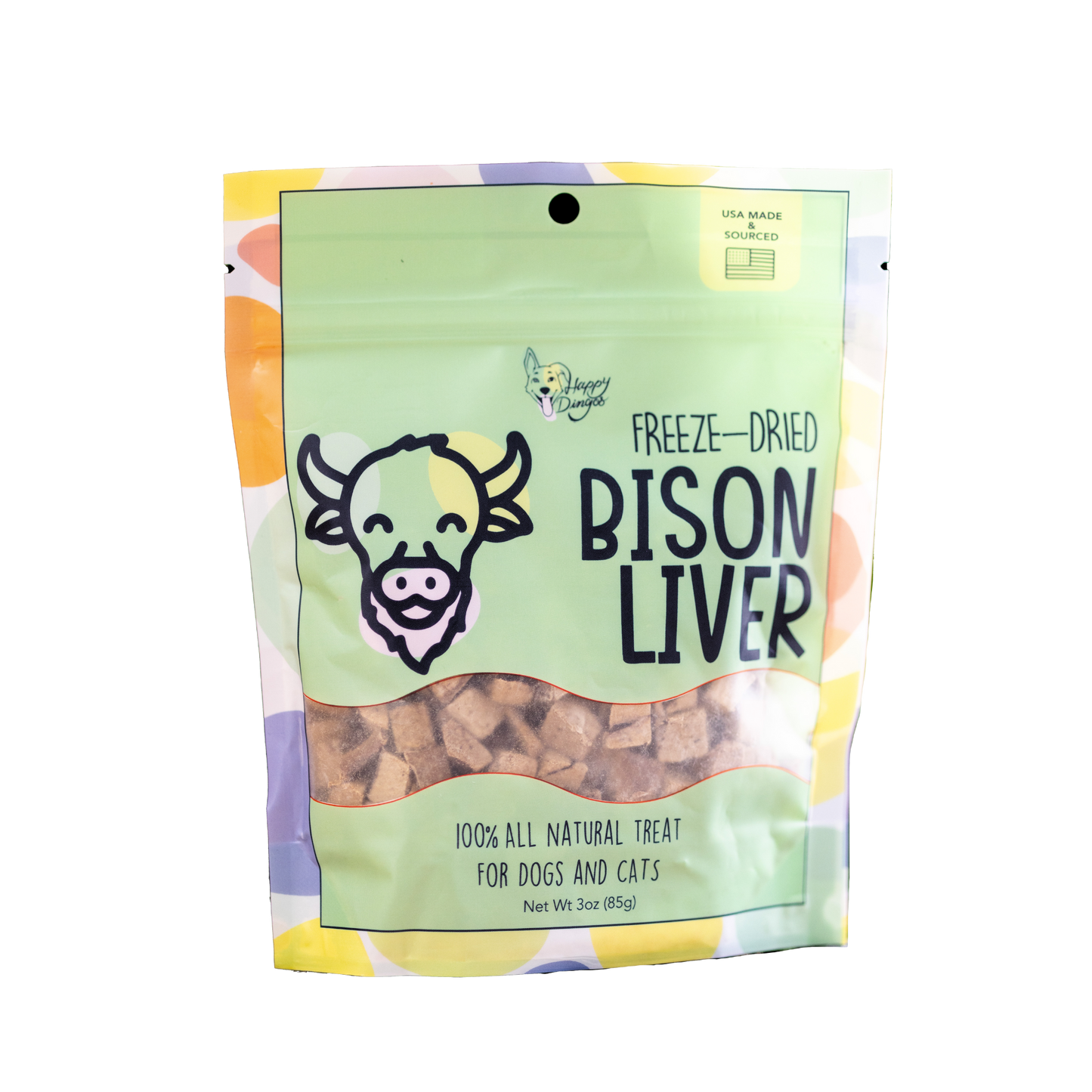 Happy Dingos Freeze-Dried Bison Liver