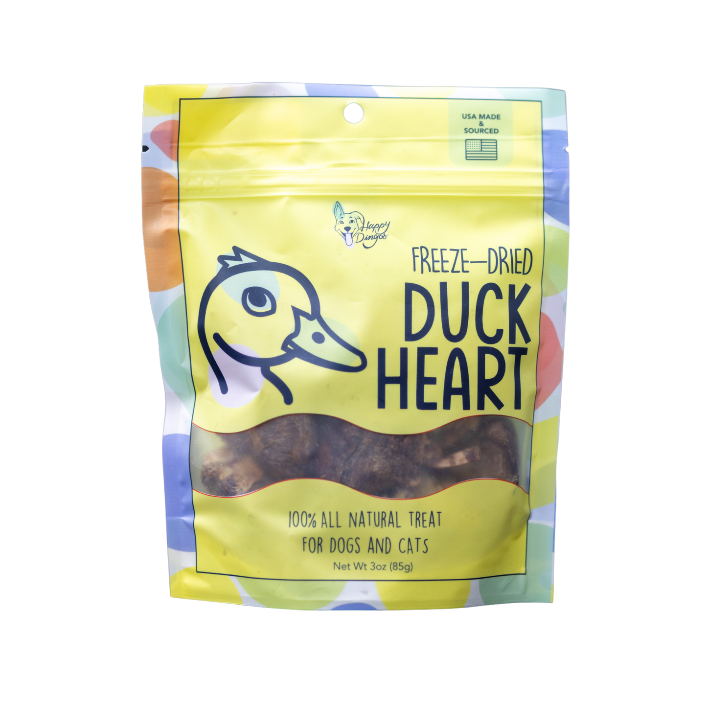 Happy Dingos Freeze-Dried Duck Hearts