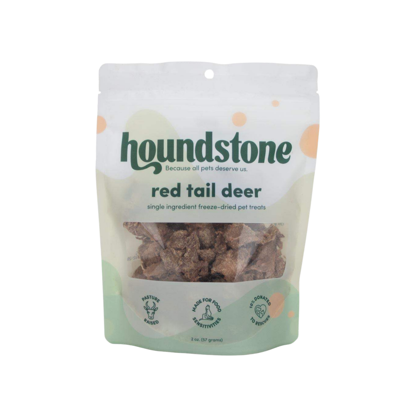 Houndstone Freeze-Dried Red Tail Deer Dog Treats