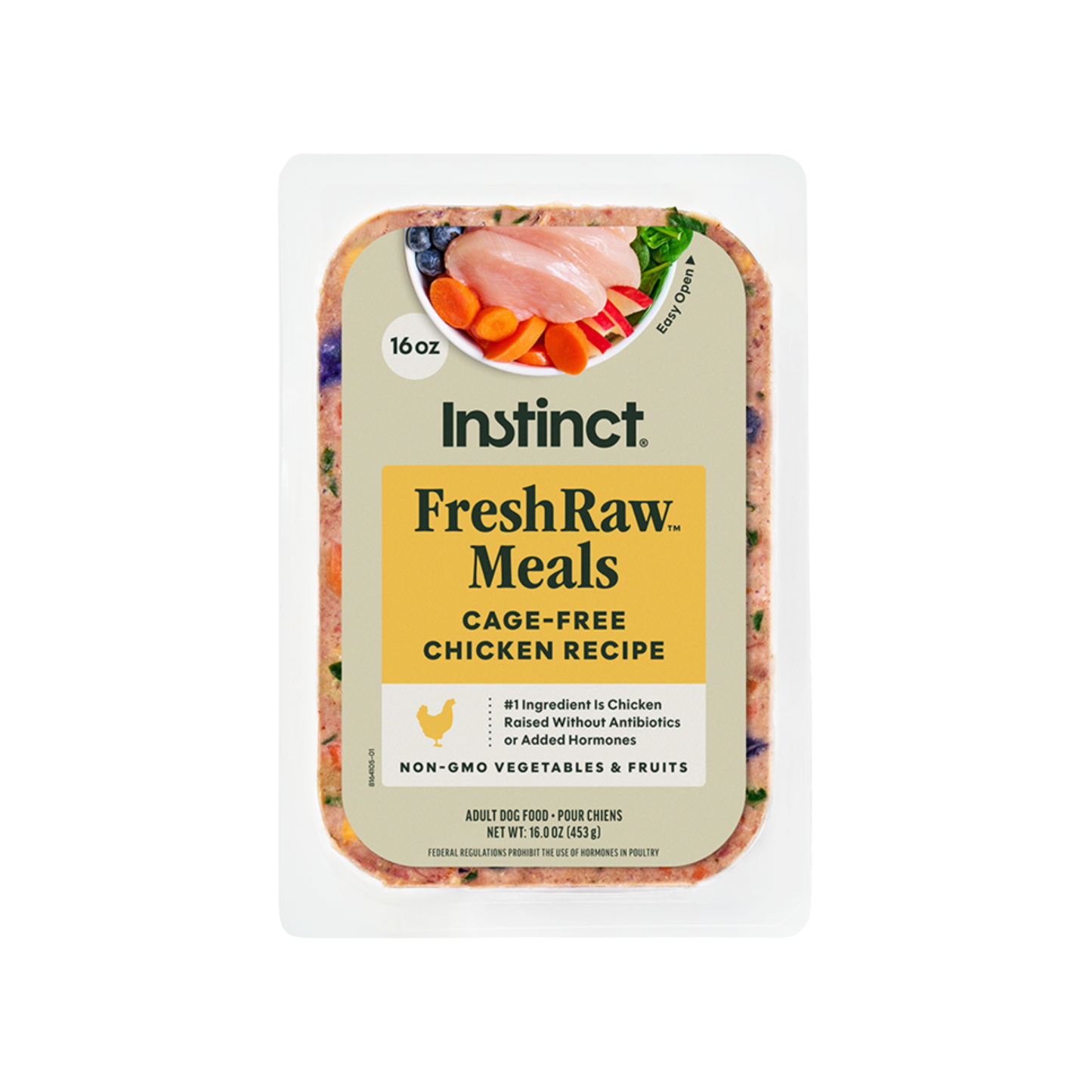 Instinct FreshRaw Meals Cage-Free Chicken Recipe Dog Food