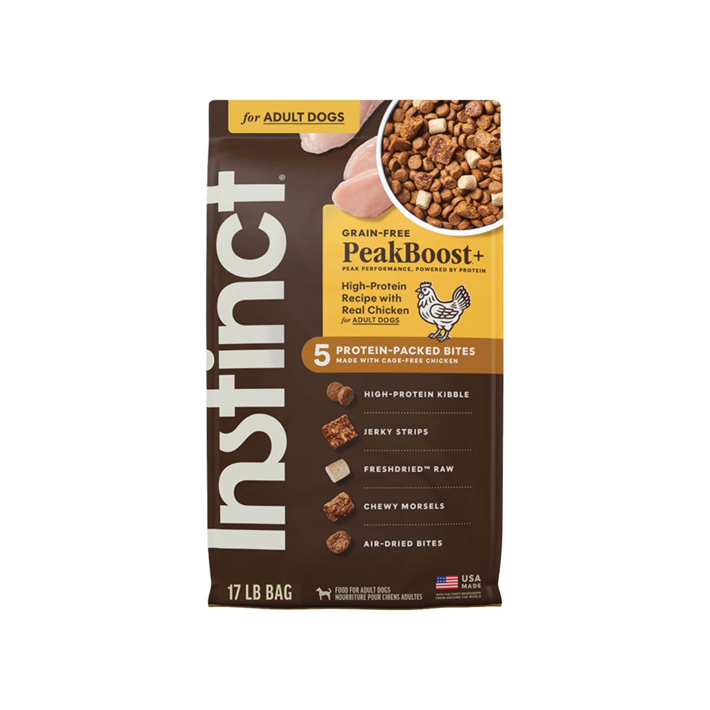 Instinct Grain Free PeakBoost+ Chicken Recipe Dry Dog Food