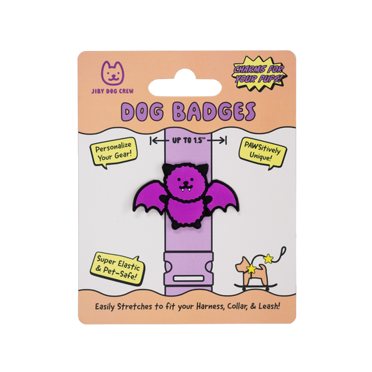 Jiby Bat Dog Badge