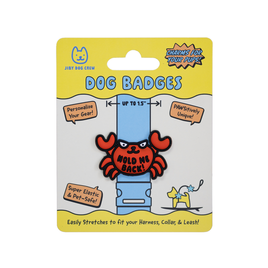 Jiby Crabby Dog Badge