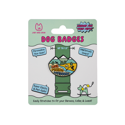 Jiby Outdoors Dog Badge