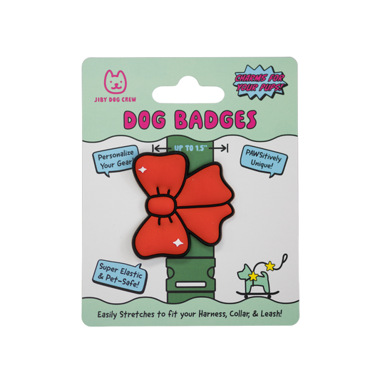 Jiby Ribbon Dog Badge