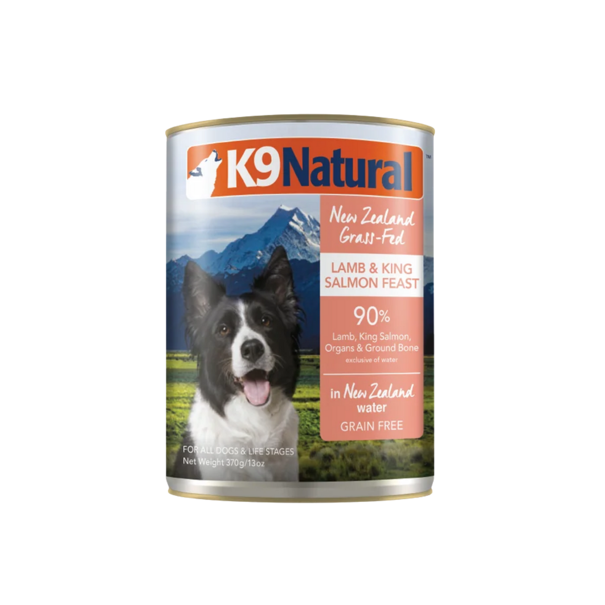 K9 Natural Lamb & King Salmon Feast Canned Dog Food, 13oz