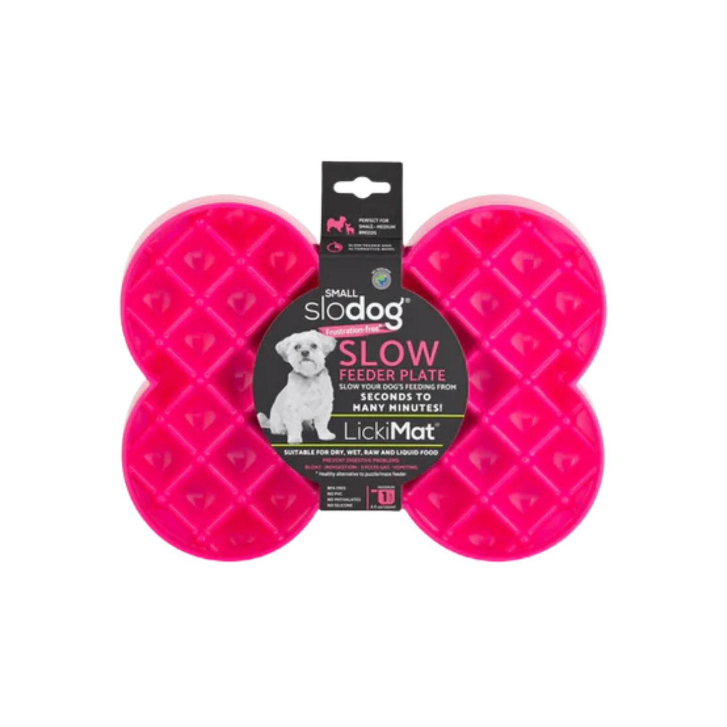 Lickimat SloDog Bone Shaped Slow Feeder