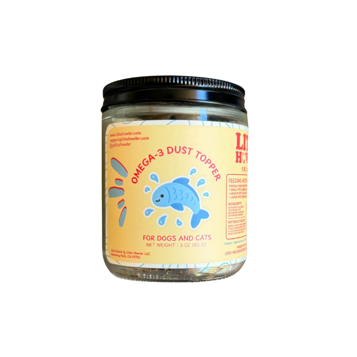 Litto Howler Omega 3 Topper, 3oz