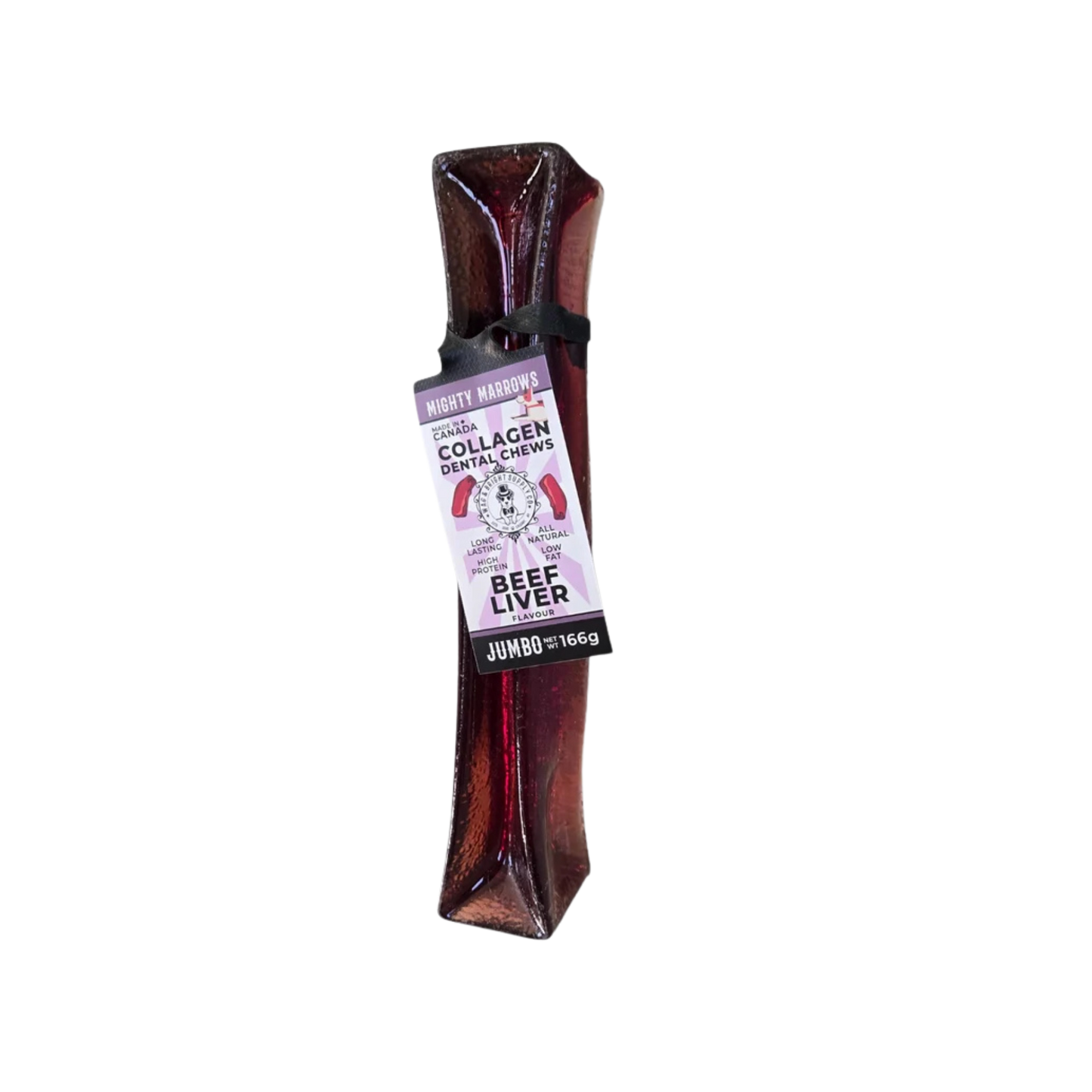 Mighty Marrows Beef Liver Flavor Collagen Dental Chews