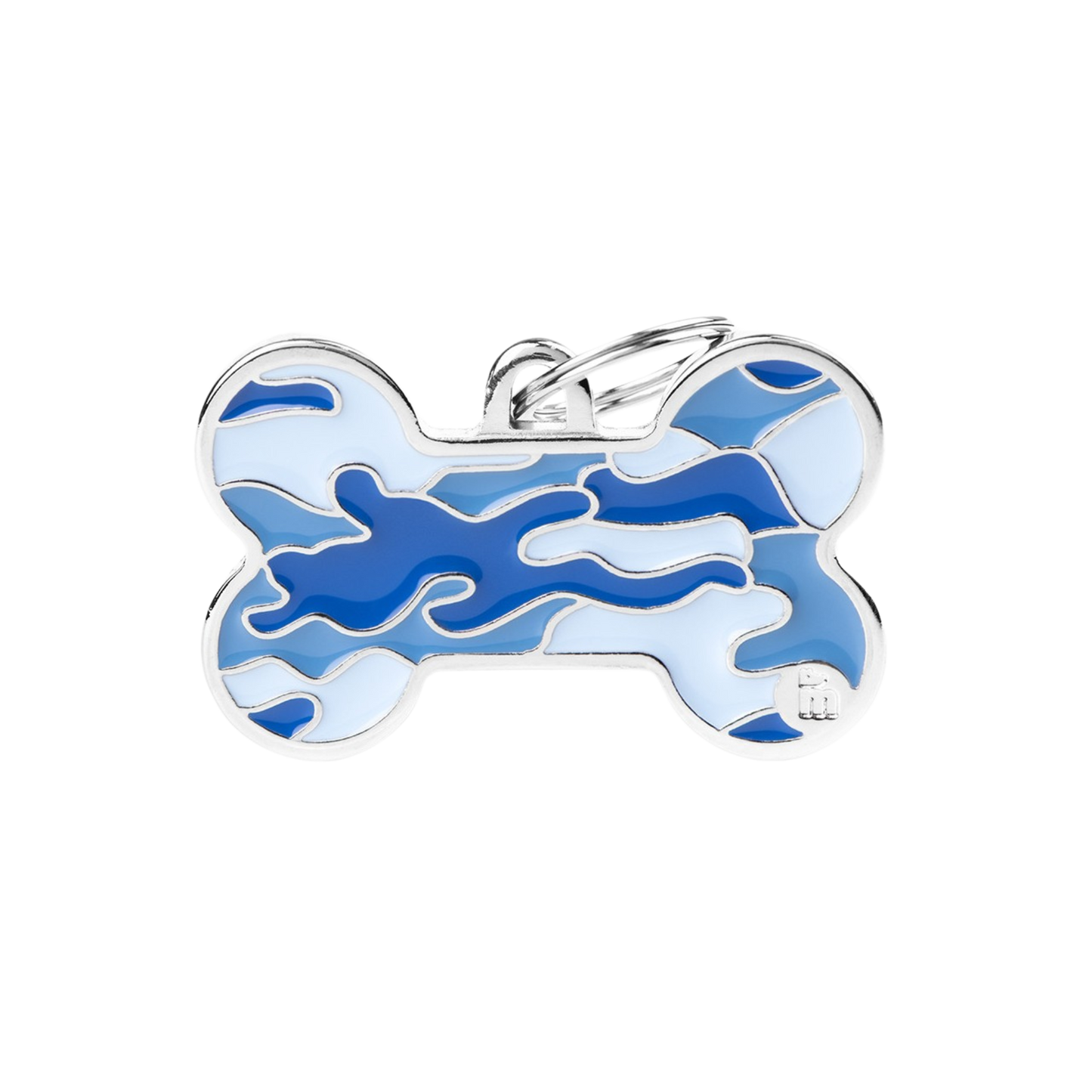 Myfamily Camouflage Bone ID Tag