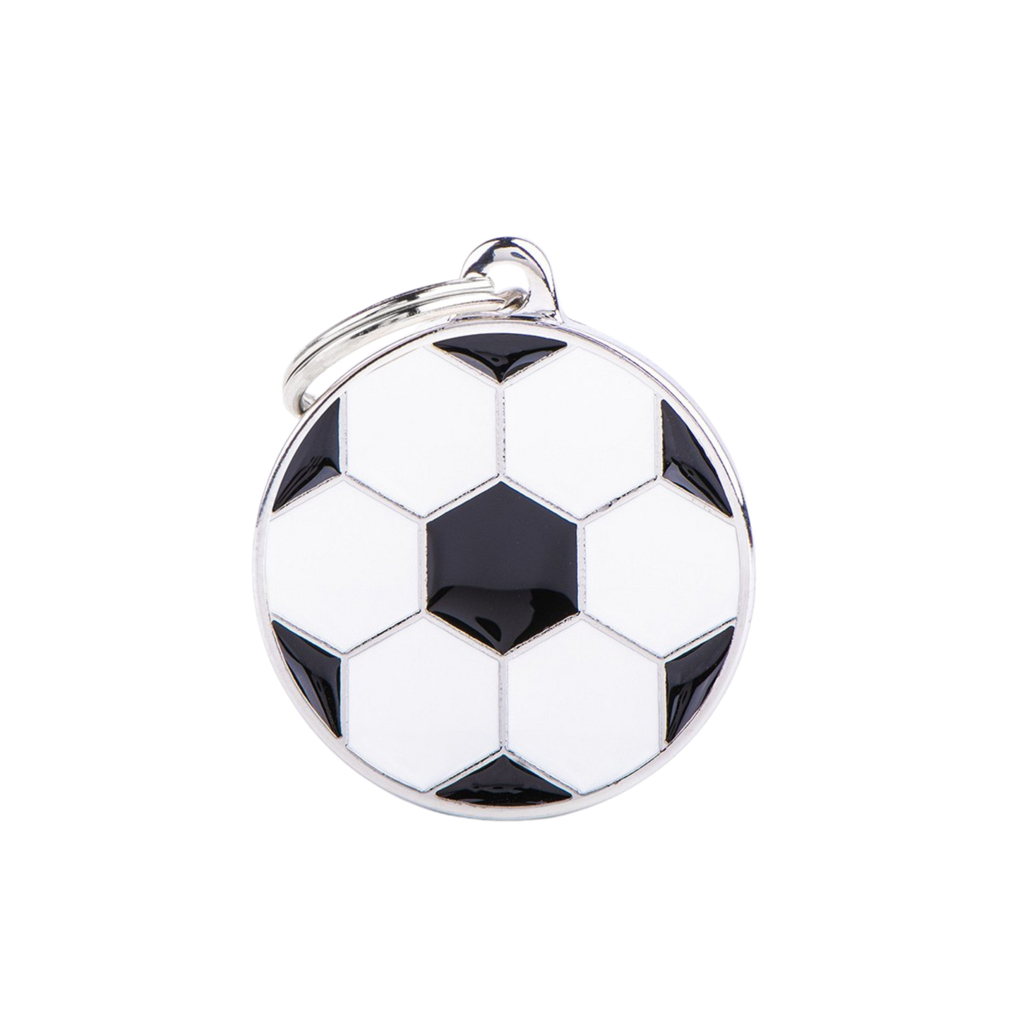 Myfamily Charms Big Soccer ID Tag