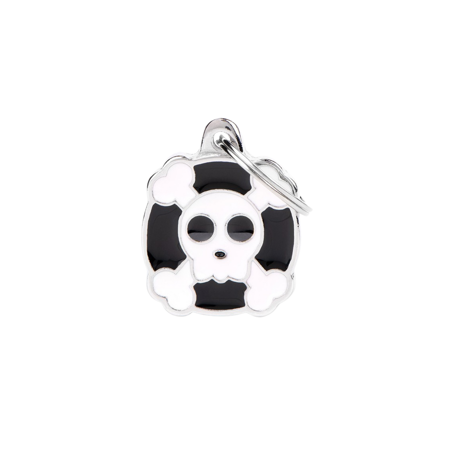 Myfamily Charms Small Skull ID Tag