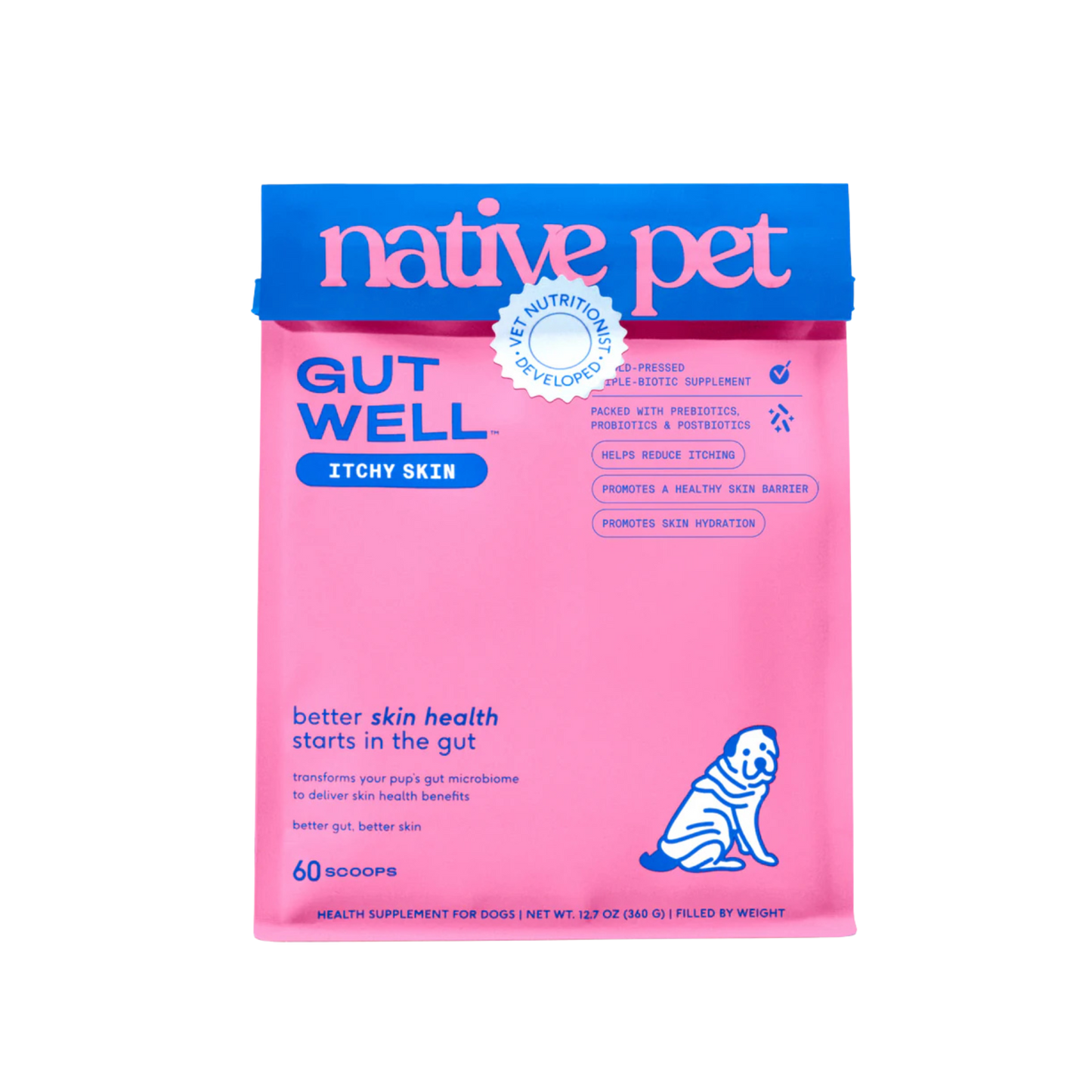Native Pet Gutwell Itchy Skin